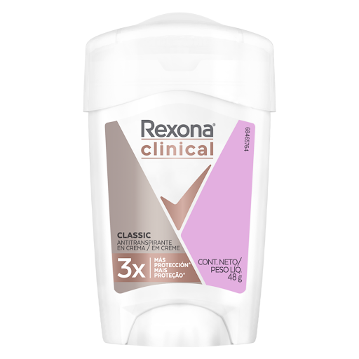 Desodorante Mujer Rexona  Clinical Classic Crema Frasco x 48 gr