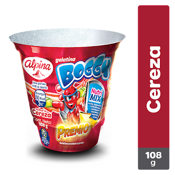 Gelatina Alpina Boggy Cereza Premio x 108 gr  