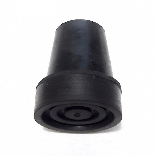 Regatón Muleta Negro Nacional GENERIC OFC Individual x 1 Regatón para caminadores y muletas que ayuden a mantener el equilibrio a la hora de caminar con superficie de antideslizante.