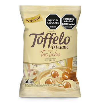 Dulce Toffelo Tres   Leches Bolsa x 50 Und  