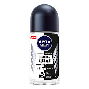 Desodorante NIVEA Men Invisible Black & White 48H x50Ml                 