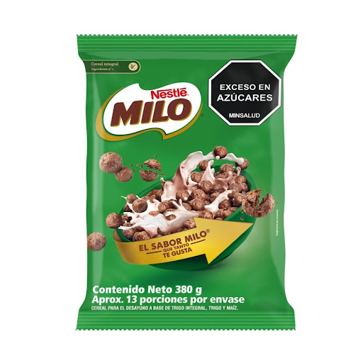 Cereal Milo Nestle Bolsa   x 380 gr