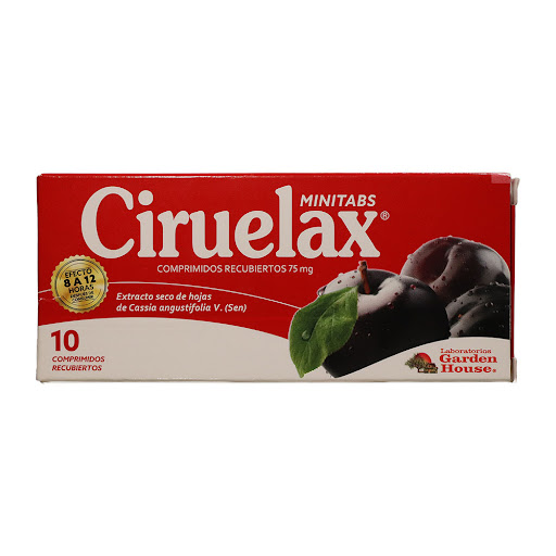 Ciruelax Minitabs Megalabs Caja x 10 Tabletas.