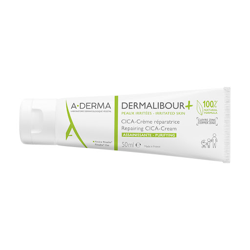 Crema Reparadora Pieles Sensibles Y Maltratadas A-Derma Dermalibour Plus x 50 ml