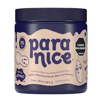 Esparcible Paranice Sabor A Mantequilla De Maní Con Banano Pote x 284 gr  