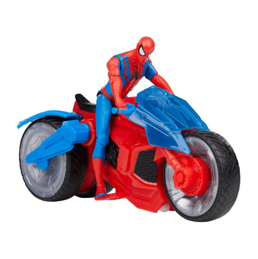 Figura De Acción Marvel Spider-man Moto Arácnida Hasbro Marvel  x 1 Incluye una figura articulada de Spider-Man y una moto arácnida con proyectiles.