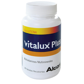 Vitalux Plus Multivitaminico Alcon Frasco x 30 Tabletas  