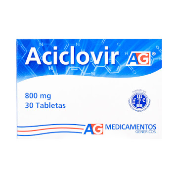 Aciclovir 800Mg AG Caja x 30Tab  
