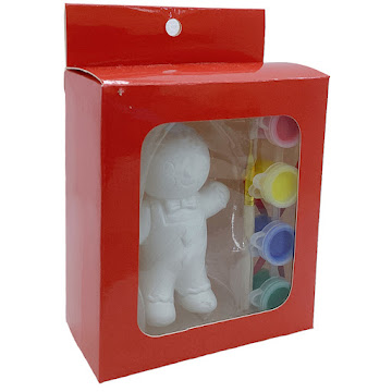 Kit de Pintura Navideño   Muñeco Jengibre x 1 und 