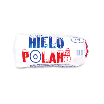 Hielo Oso Polar Cilíndrico Bolsa x 2.5 kg  