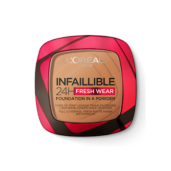 Polvo Compacto Infallible Fresh Wear Loreal Paris 250 Radiant Sand x 9 gr  