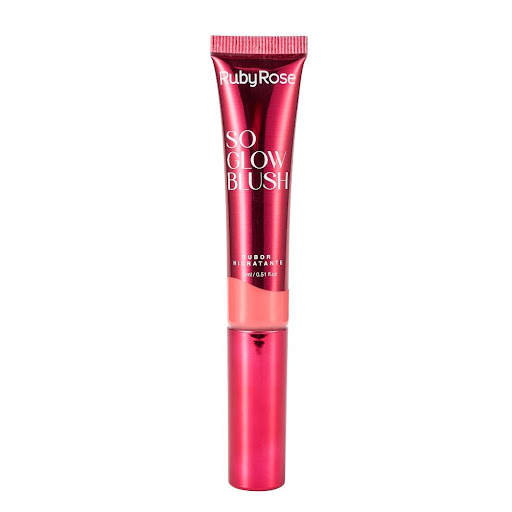 Rubor Líquido Ruby Rose So Glow Tono Berry Tubo x 15 ml