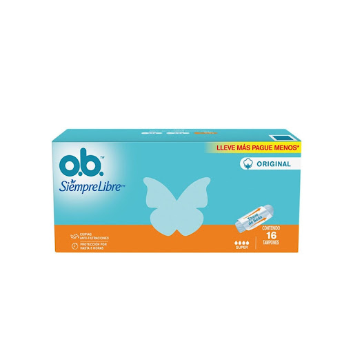 Tampones O.B Super Extra Absorbentes Caja x 16 und
