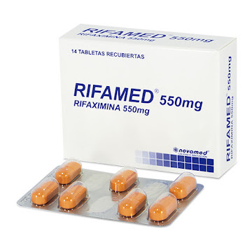 Rifamed Rifaximina 550mg   Novamed x 14 Tabletas  