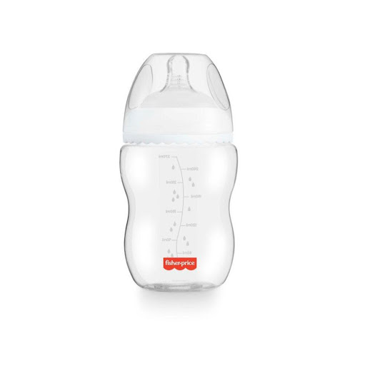 TETERO BOCA ANCHA FIRST MOMENTS 270ML FISHER PRICE CAJA x 1
