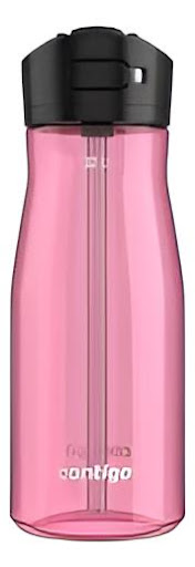 Botella de agua Contigo Ashland 2.0 AutoSpout 32Oz/947ml (ROSADO) Contigo Papeleta x 1 presenta un diseño atractivo y ergonómico que se adapta cómodamente a la mano, facilitando su transporte y uso en cualquier situación, ya sea en el gimnasio, en la oficina o al aire libre. Con su dise