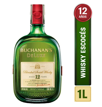 Whisky Buchanan'S De Luxe x 1 lt  