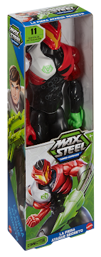 Juguete MAX STEEL Figura Mega Lanzador x1Und.                            