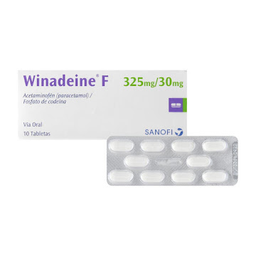 Winadeine F 325/30Mg Tabletas Caja X10Tab. Sanofi Acetaminofén Codeína  