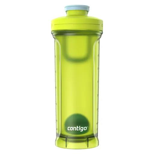 Botella Mezcladora Contigo Shake & Go Fit 2.0 28oz/828ml (VERDE/AZUL) Contigo Papeleta x 1 Toma el Contigo Fit Shake & Go 2.0 28 Oz. para encenderlo antes de tu entrenamiento o recargarlo mientras te relajas. Agregue su bebida favorita de proteínas, energía o recuperación a la botella del a