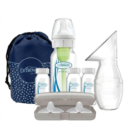 Set para Lactancia Materna Protector T2 + Botellas Dr Browns Dr Browns Set x 3 Optimiza tu proceso de lactancia con este kit Dr. Brown’s, diseñado para acompañarte en cada etapa: extracción, recolección y apoyo durante la alimentación.Una solución práctica y completa que te perm