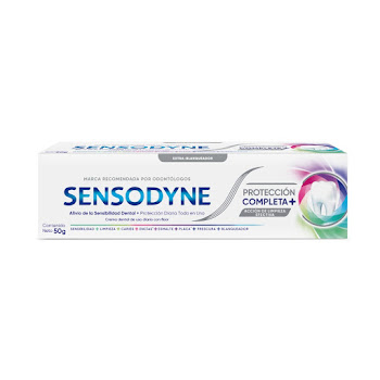 Crema Dental Sensodyne   Protección Completa 8 Beneficios En 1 x 50 gr  