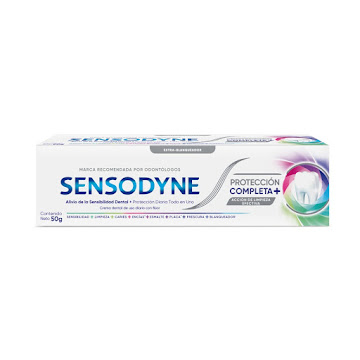 Crema Dental Sensodyne   Protección Completa 8 Beneficios En 1 x 50 gr  
