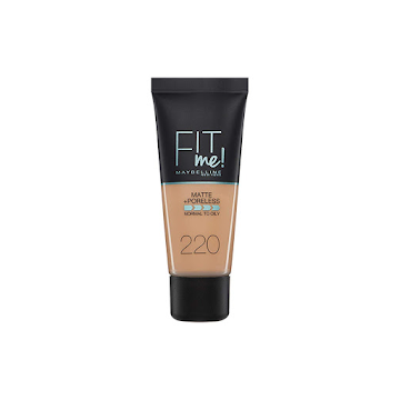 Base Maybelline Súper Natural Matte Poreless Natural Beige 220 x 30 ml  