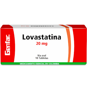 Lovastatina Genfar 20 mg Caja x 10 Tabletas  