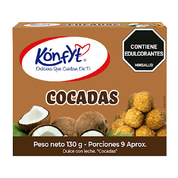 Cocadas Konfyt Caramelo Con Leche 0% Azúcar x 130 gr  