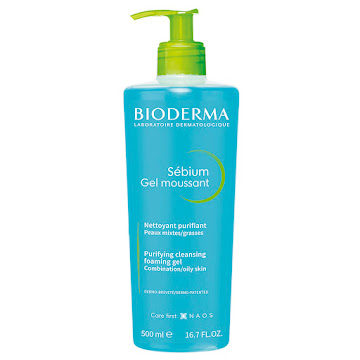 Sebium Bioderma Gel Moussant Limpiador Para Piel Grasa x 500 ml  