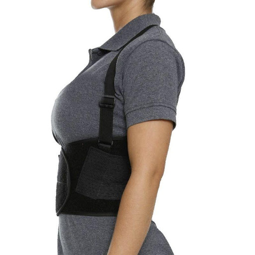 Faja Protectora Columna Black Medium Recovery Individual x 1 Faja protectora de columna, recomendadas para levantar, halar o empujar elementos pesados, evitando lesiones musculares.