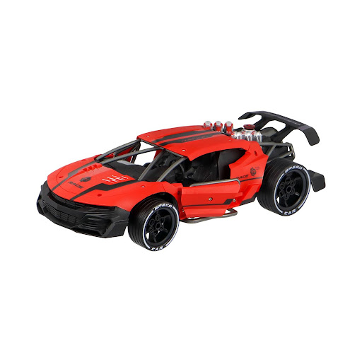 Carro a Control Remoto Beyond the Road Rojo Toy Logic Caja x 1 ĦPrepárate para la acción con el Carro a Control Remoto Beyond the Road Rojo! Este coche teledirigido de escala 1:16 está diseñado para ofrecer una experiencia de conducción emocionante, con movimient