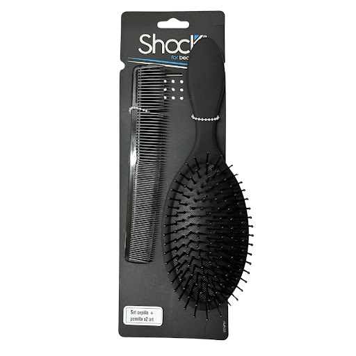 Set Cepillo Y Peinilla Shock Para Hombre x 2 und
