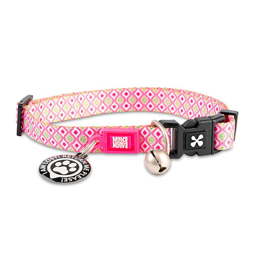 COLLAR MAX & MOLLY C RETRO PINK MEDIUM MAX & MOLLY  x 1 COLLAR MAX & MOLLY C RETRO PINK MEDIUMUn collar resistente y moderno con un diseño retro en tonos rosados, ideal para perros medianos. Perfecto para paseos con estilo y comodidad.Características:Tamañ