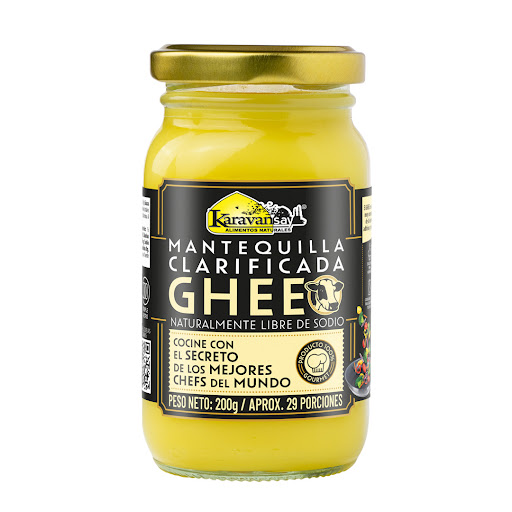 Mantequilla Karavansay Ghee Clarificada Sin Sal x 200 gr