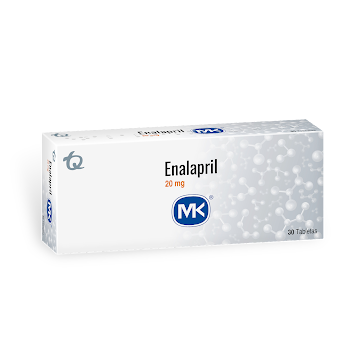 Enalapril 20 mg MK Caja x 30 Tabletas  