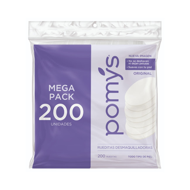 Rueditas Faciales Pomys Original Paquete x 200 und  