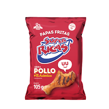 Pasabocas Super Ricas Papas De Pollo x 105 gr  