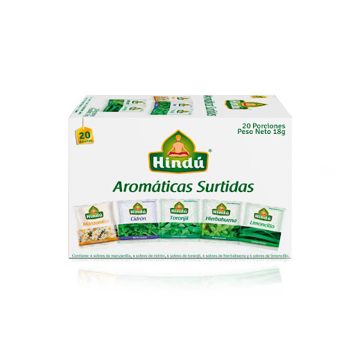 Aromática Hindu Surtidas Caja x 18 g