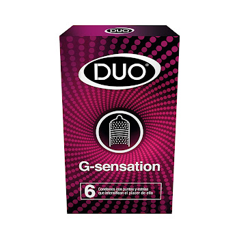 Condón Duo Preservativo G-Sensation x 6 und  
