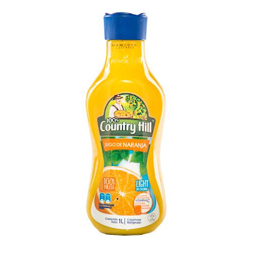Jugo Country Hill 100% Naranja Light x 1 lt  