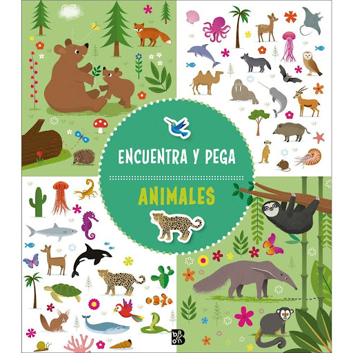 Encuentra Y Pega. Animales Ballon Libro x 1.0 ENCUENTRA Y PEGA. ANIMALES (25) AURORA BURGUÉS  ¡Abre estos libros y descubre el maravilloso mundo de la granja y de los animales! En cada doble página se presentan elementos que hay que encontrar, ac