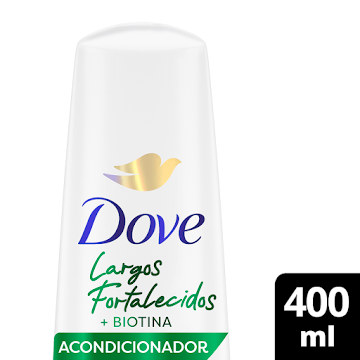 Acondicionador Dove Largos Fortalecidos + Biotina x 400 ml  