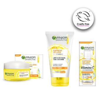 Combo Rutina Completa Aclara Garnier Limpiador + Serum  
