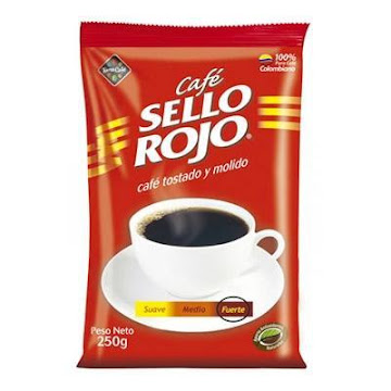 Café SELLO ROJO   Tostado y Molido Fuerte x250g                          