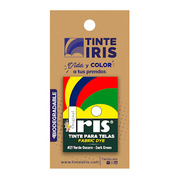 Colorante Textil Iris Verde Oscuro #21 x 1 und   