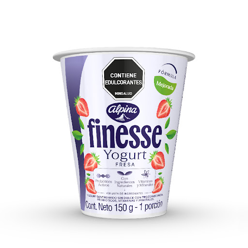 Yogurt Alpina Finesse Fresa Vaso 150 g