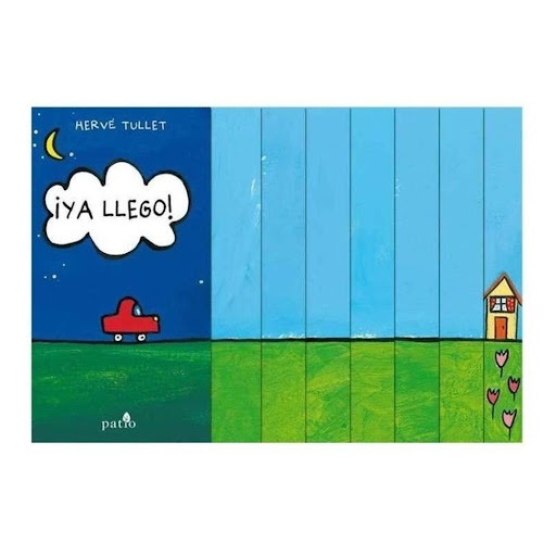 Ya Llego! Plataforma Libro x 1.0 ¡Ya llego!   Una mini-historia simple pero repleta de sorpresas. Las ilustraciones, que se hacen cada vez más grandes en cada página, y las onomatopeyas correspondientes, crean un auténtico suspense, 
