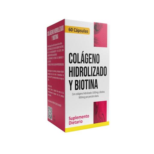 Colageno Hidrolizado y Biotina - Suplemento Dietario   x60 Caps NATURAL HEALTH Caja x 60 undefined
